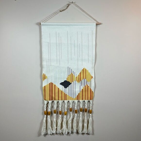 Source Unknown Other - Macrame Wall Hanging Hand-Woven Tassel Tapestry Decoration Indoor Outdoor